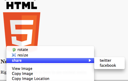 resize image html5. The functionality is simple, all the rotate() and resize() functions do is 