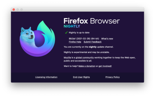 Firefox Browser Nightly