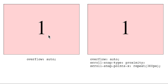 CSS Scroll Snap Points in action