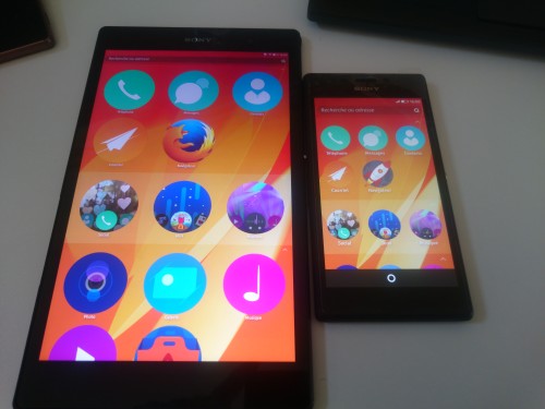 Sony tablet and phone