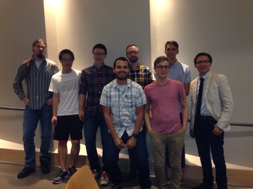 From left: Nathan Larson, Jiang Kai, Wu Hao, David Cobbley, Dean Nida, Ruben Niculcea, Thomas Guerena, Ryan Bernstein
