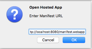 Manifest URL