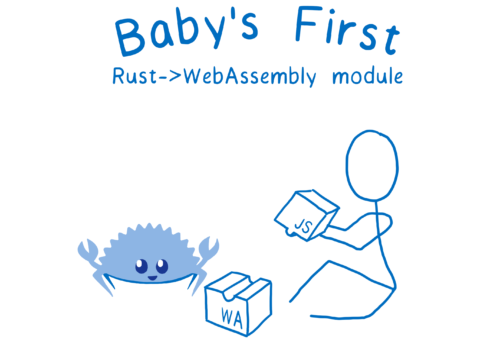 A baby putting together JS and WebAssembly blocks