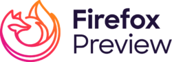 Wordmark of Firefox Preview
