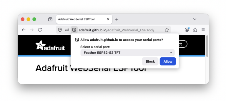 Firefox’ta Web Seri Desteği Duyurusu ekran görüntüsü
